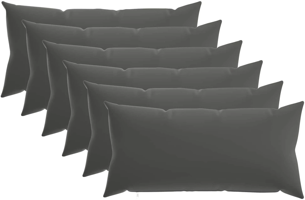 Pagalvėlės užvalkalas 6 pcs HEERLEN Antracito 40 x 80 cm