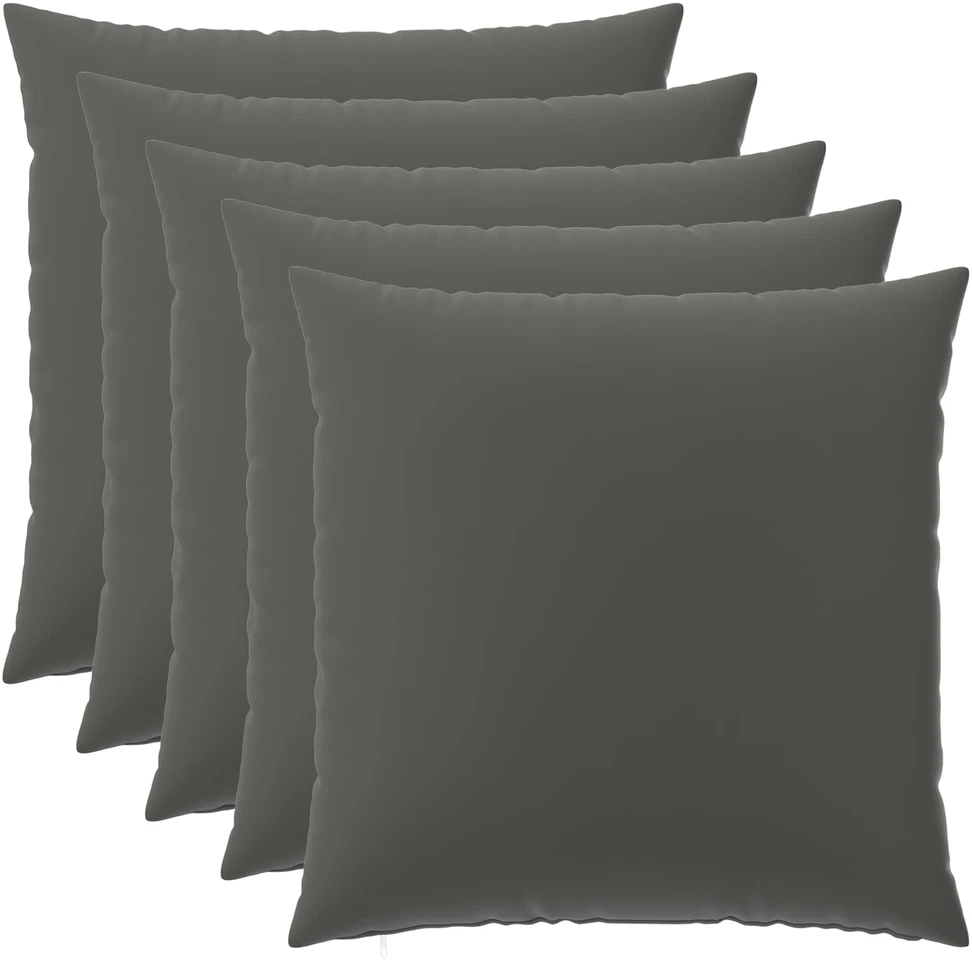 Pagalvėlės užvalkalas 6 pcs HEERLEN Antracito 60 x 60 cm