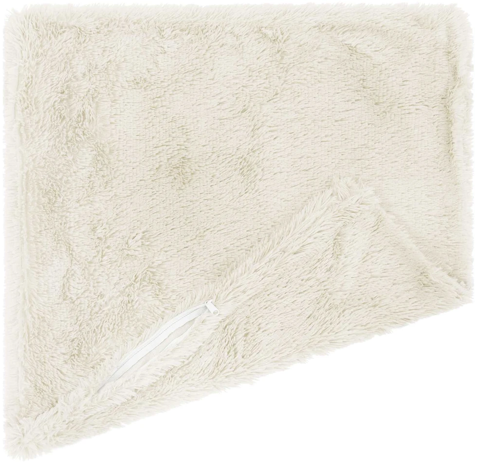 Pagalvėlės užvalkalas 6 pcs HEERLEN Balta 50 x 50 cm PV pūkinis