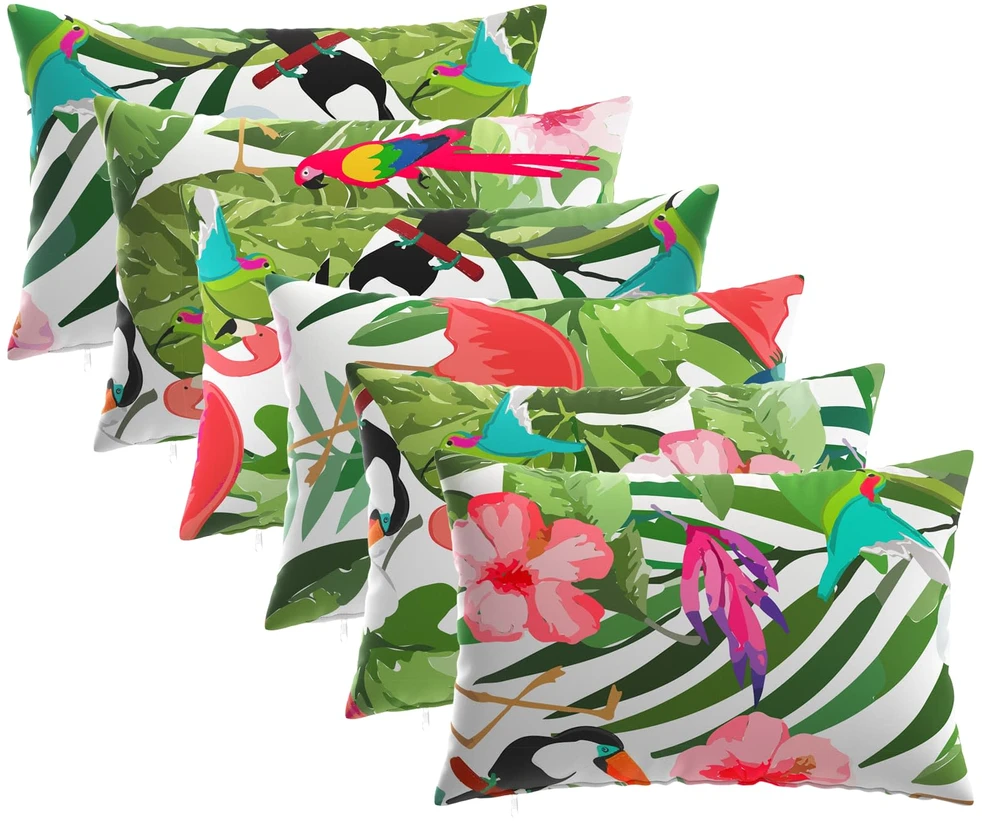 Pagalvėlės užvalkalas 6 pcs HEERLEN Įvairiaspalvis 50 x 80 cm