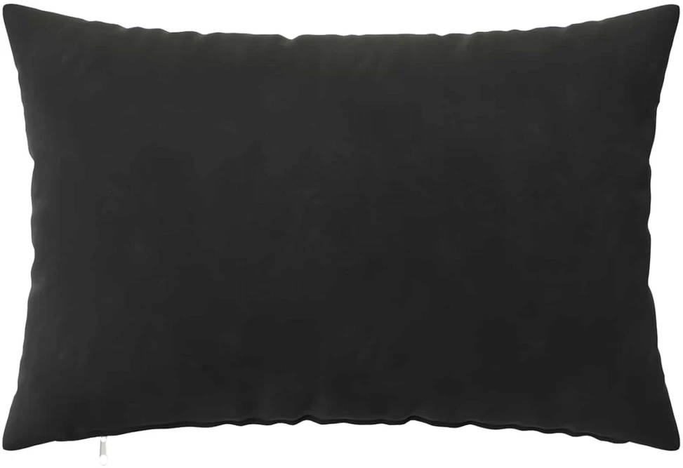 Pagalvėlės užvalkalas 6 pcs HEERLEN Juoda 50 x 75 cm Aksomas