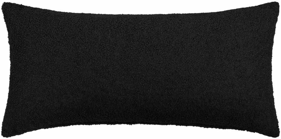 Pagalvėlės užvalkalas 6 pcs HEERLEN Juoda 40 x 80 cm Bouclé