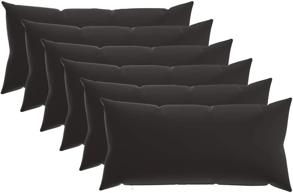 Pagalvėlės užvalkalas 6 pcs HEERLEN Juoda 40 x 70 cm