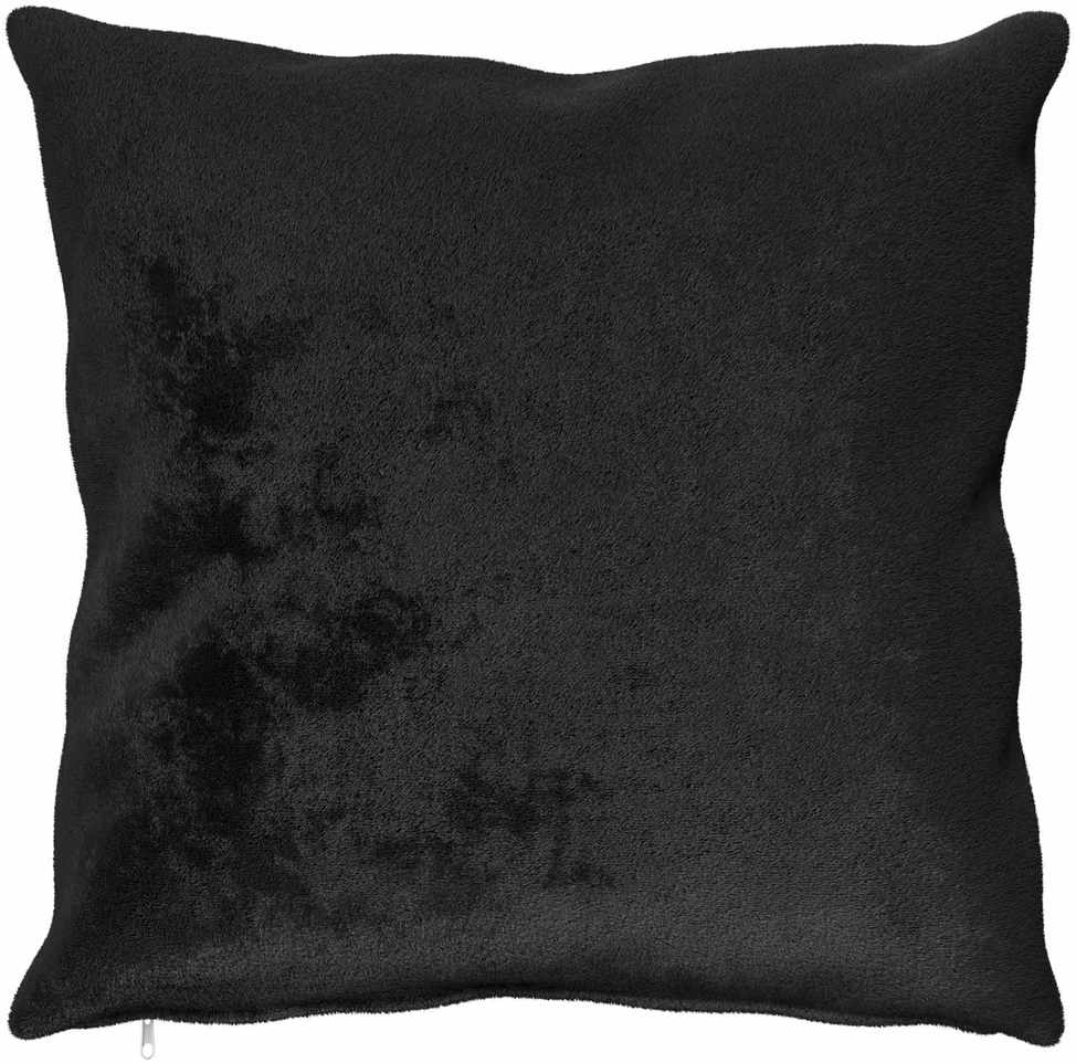 Pagalvėlės užvalkalas 6 pcs HEERLEN Juoda 65 x 65 cm Flanelė