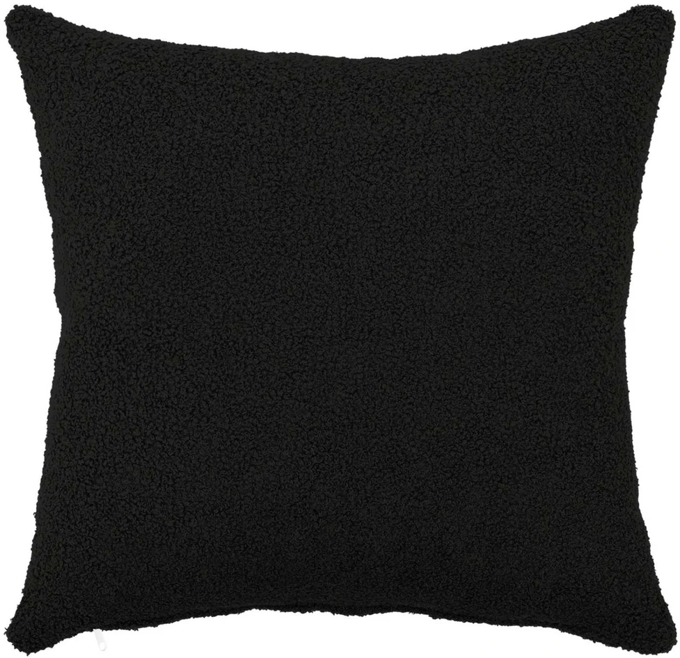 Pagalvėlės užvalkalas 6 pcs HEERLEN Juoda 30 x 30 cm Bouclé