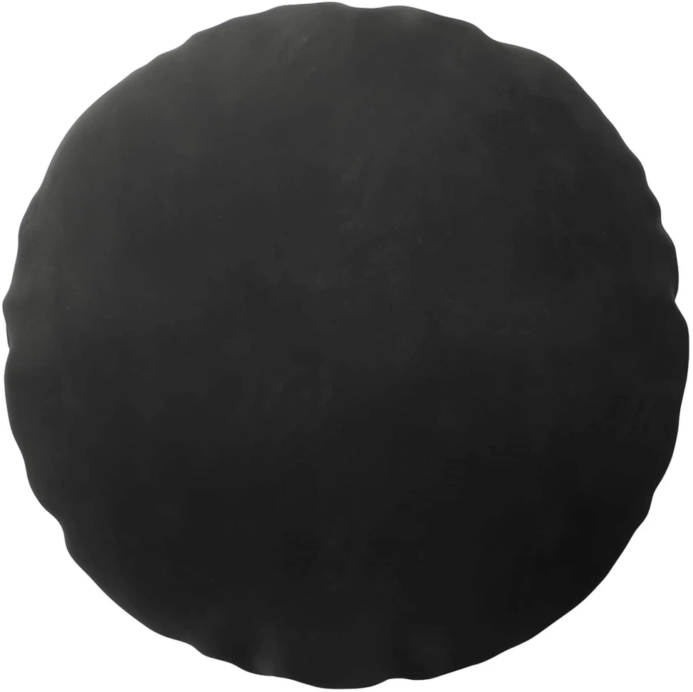 Pagalvėlės užvalkalas 6 pcs HEERLEN Juoda Ø 50 cm Aksomas