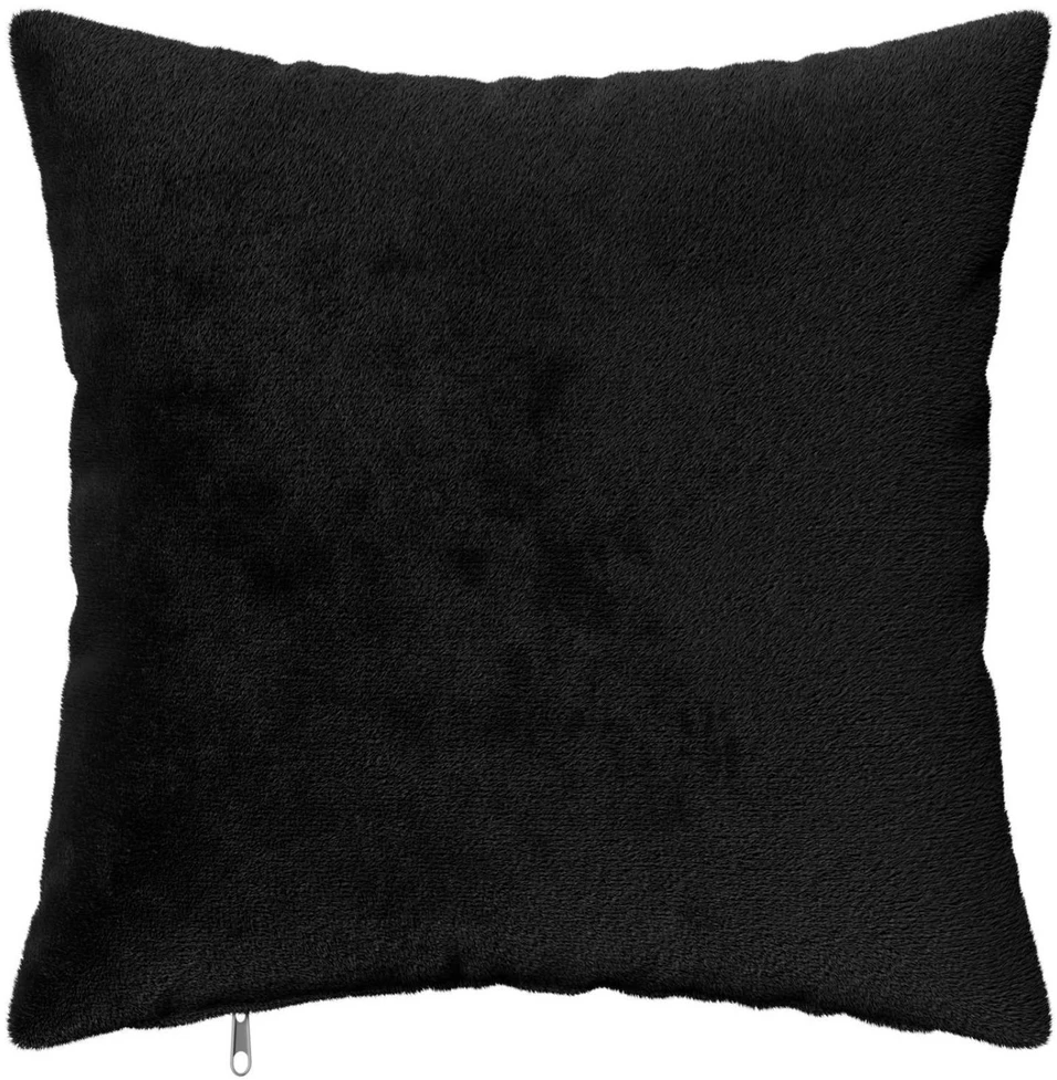 Pagalvėlės užvalkalas 6 pcs HEERLEN Juoda 30 x 30 cm Flanelė