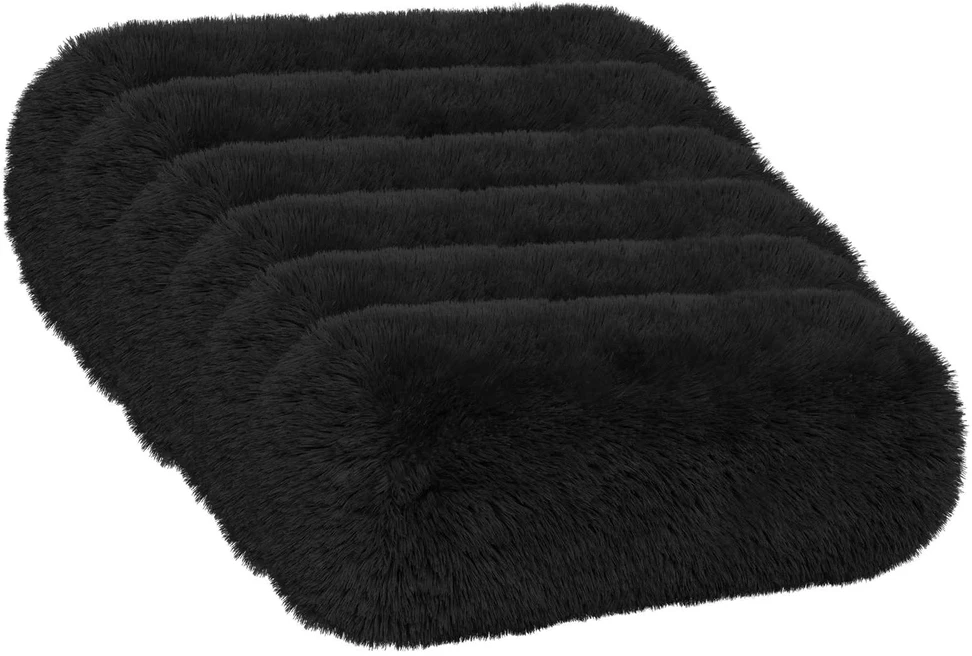 Pagalvėlės užvalkalas 6 pcs HEERLEN Juoda Ø 15 x 40 cm