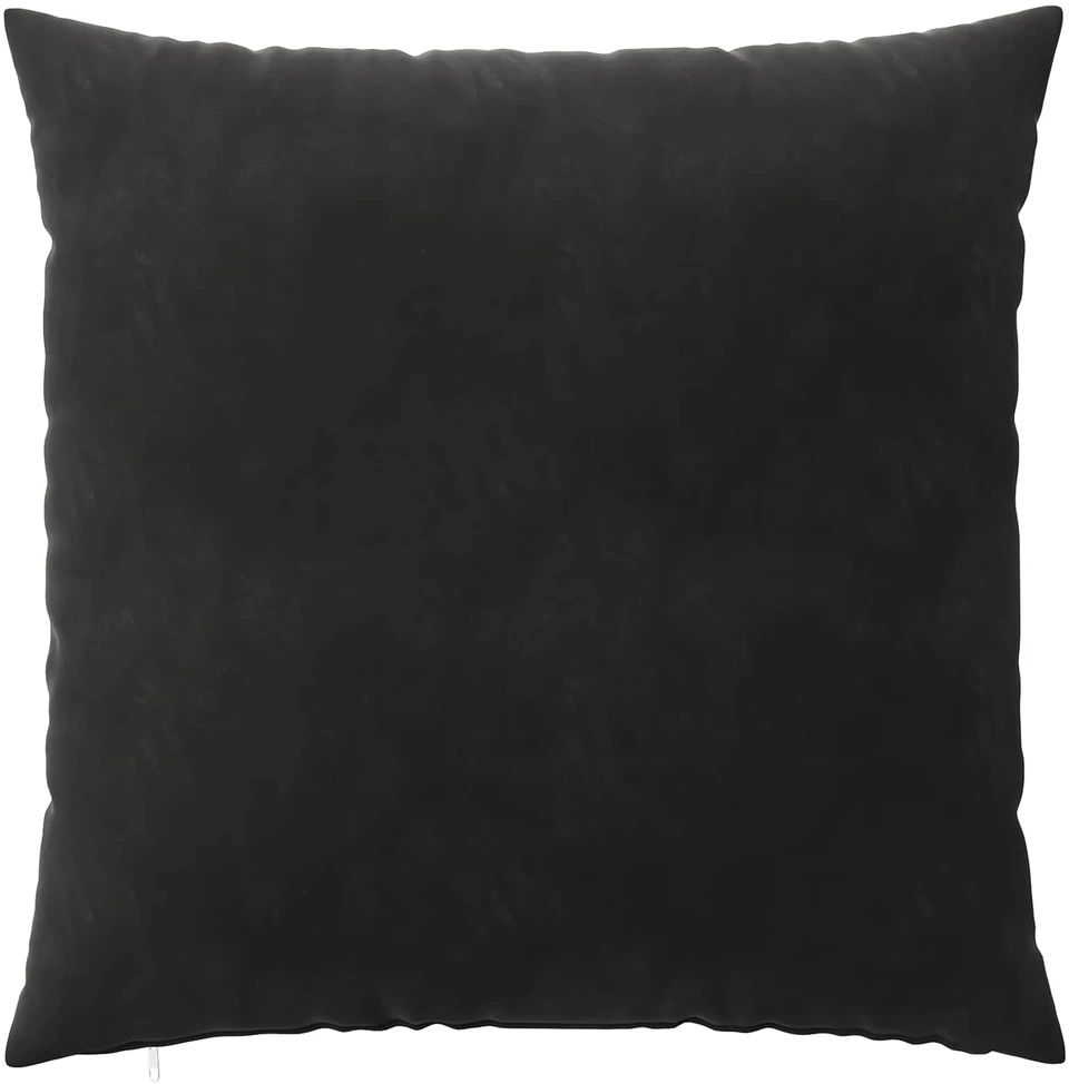 Pagalvėlės užvalkalas 6 pcs HEERLEN Juoda 80 x 80 cm Aksomas