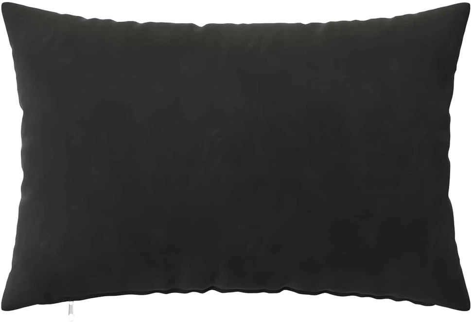 Pagalvėlės užvalkalas 6 pcs HEERLEN Juoda 50 x 75 cm Aksomas