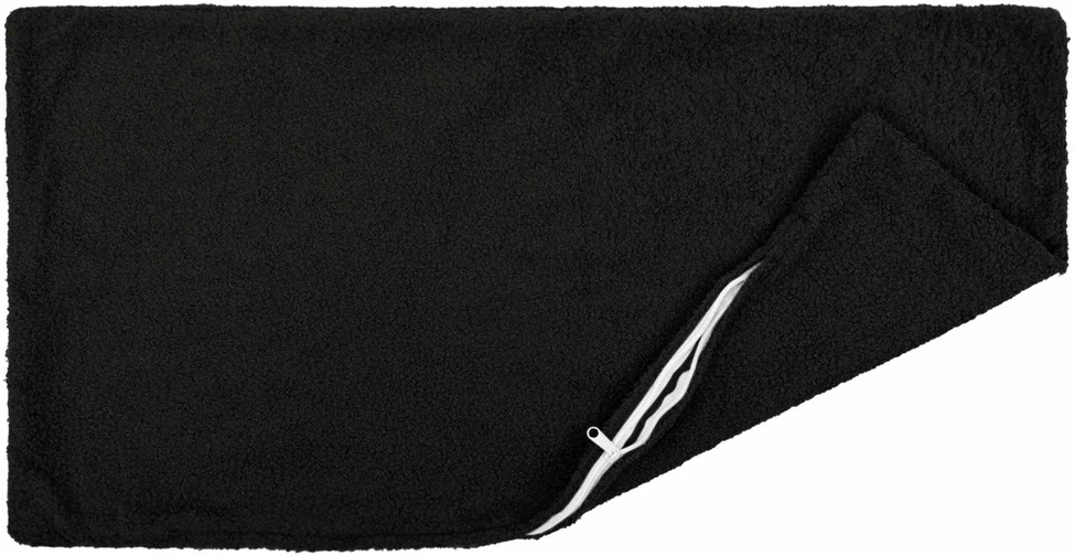 Pagalvėlės užvalkalas 6 pcs HEERLEN Juoda 40 x 80 cm Bouclé