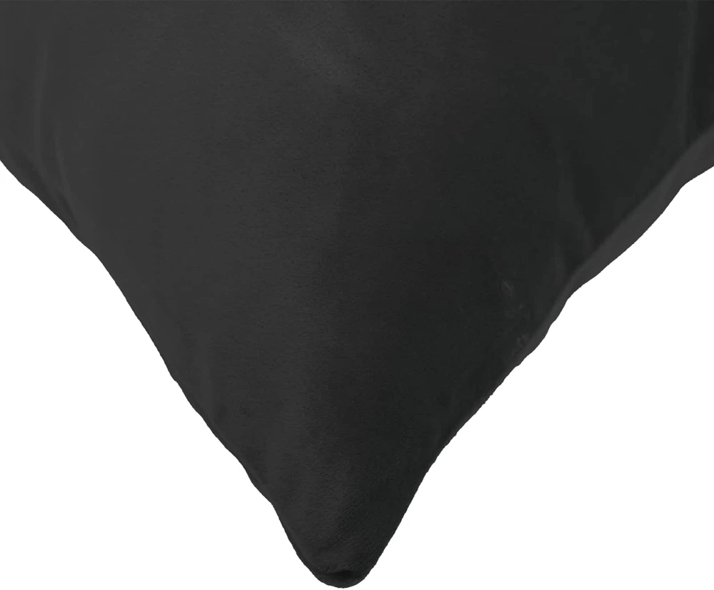Pagalvėlės užvalkalas 6 pcs HEERLEN Juoda 50 x 75 cm Aksomas