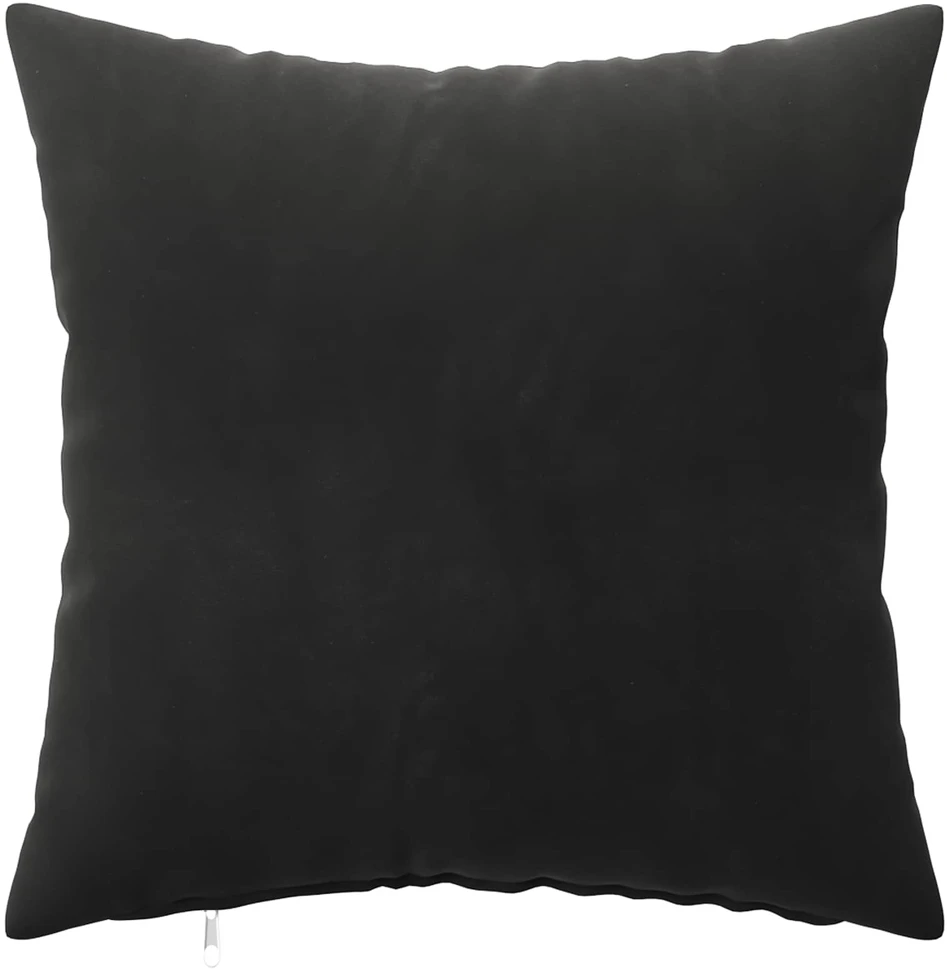 Pagalvėlės užvalkalas 6 pcs HEERLEN Juoda 40 x 40 cm Aksomas