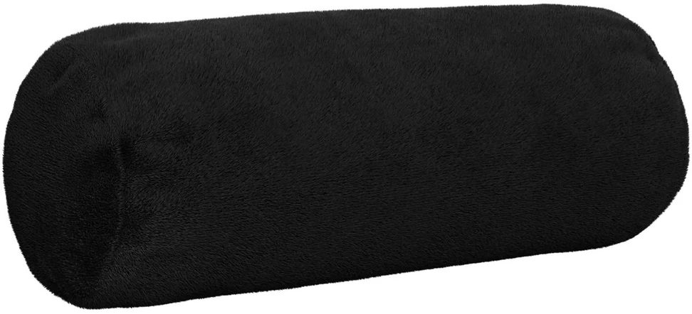 Pagalvėlės užvalkalas 6 pcs HEERLEN Juoda Ø 15 x 40 cm Flanelė