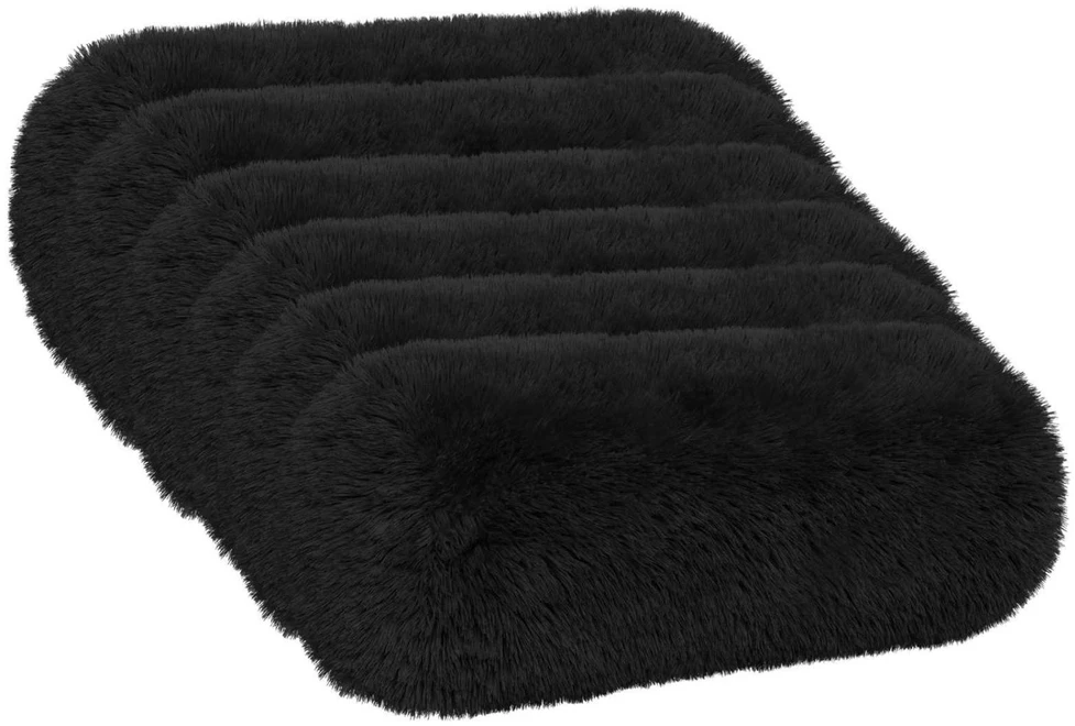 Pagalvėlės užvalkalas 6 pcs HEERLEN Juoda Ø 15 x 40 cm