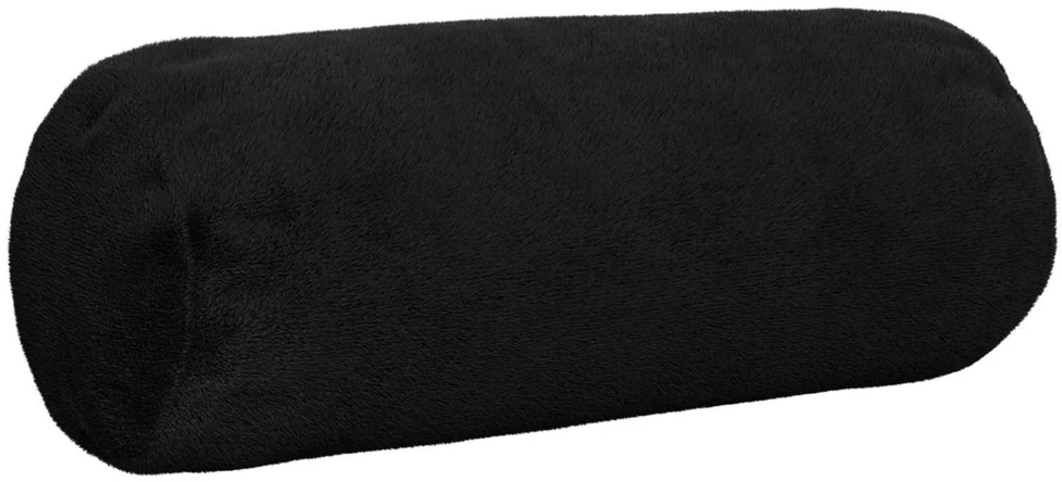 Pagalvėlės užvalkalas 6 pcs HEERLEN Juoda Ø 15 x 40 cm Flanelė