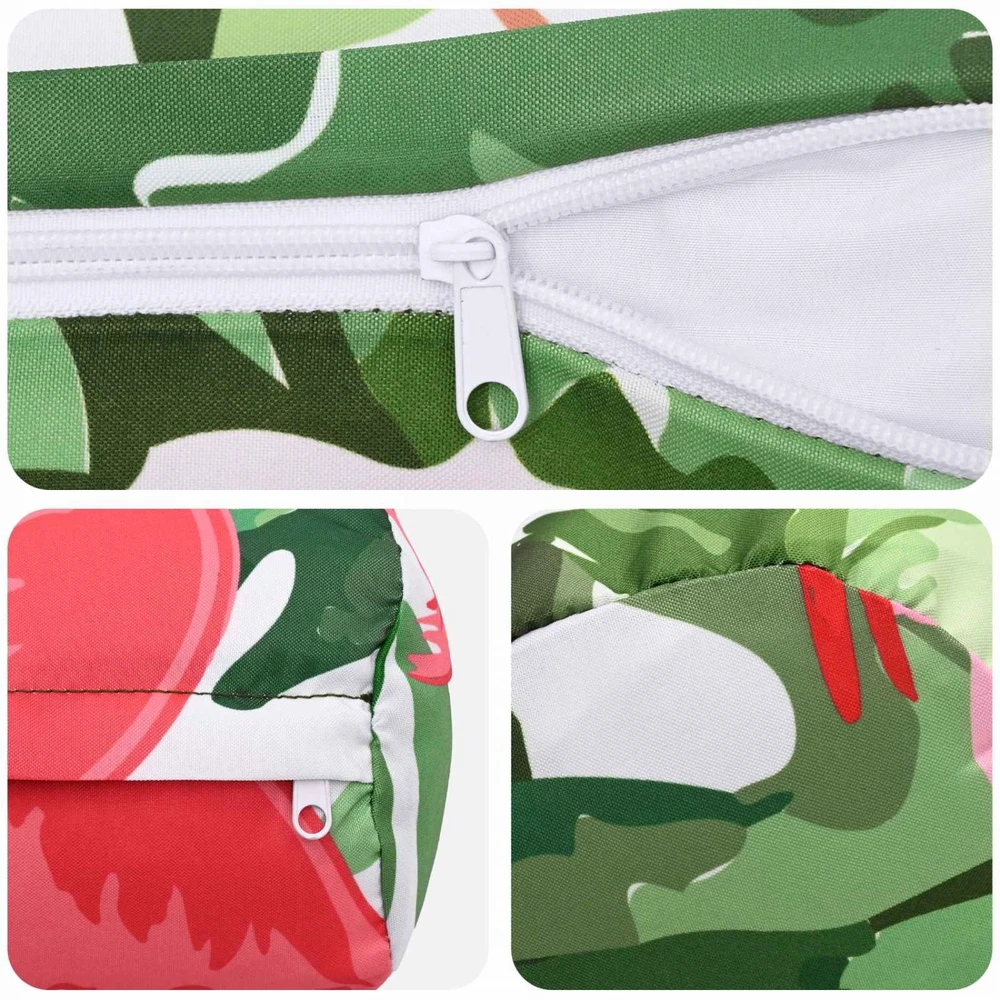 Pagalvėlės užvalkalas 6 pcs HEERLEN Juoda Ø 15 x 40 cm
