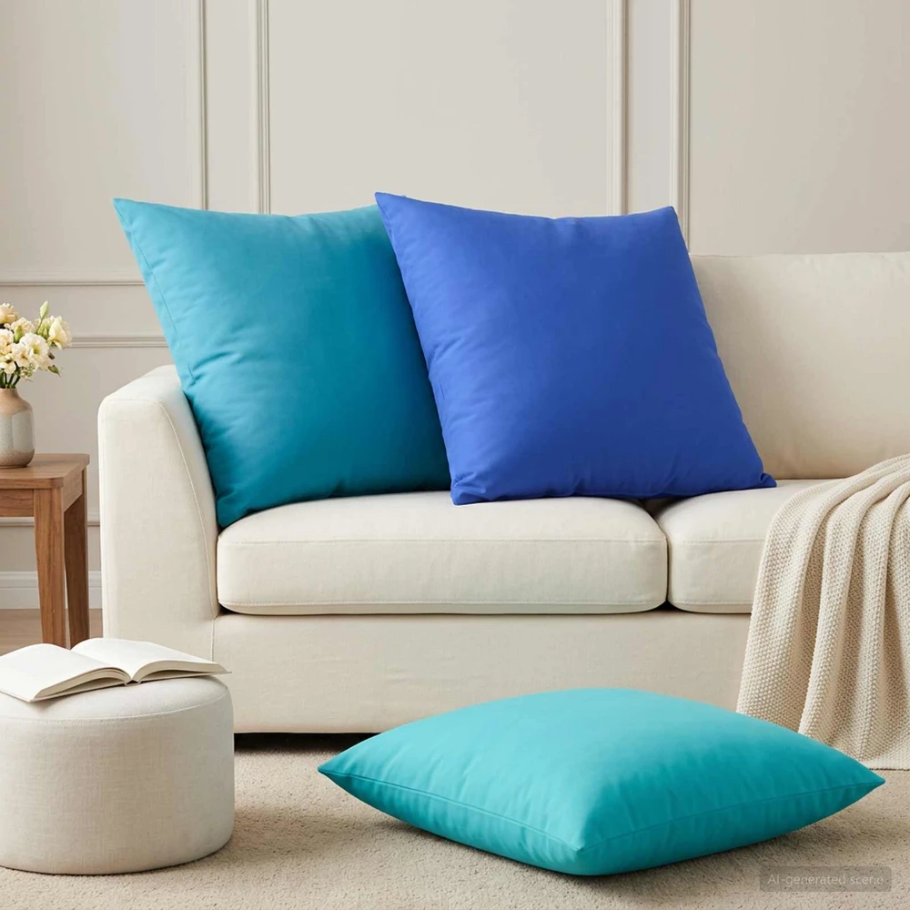 Pagalvėlės užvalkalas 6 pcs HEERLEN Karališka mėlyna 65 x 65 cm