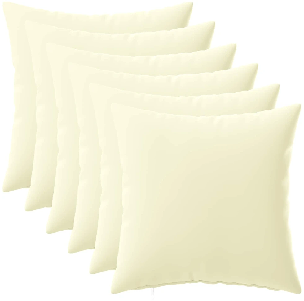Pagalvėlės užvalkalas 6 pcs HEERLEN Kreminė 40 x 40 cm