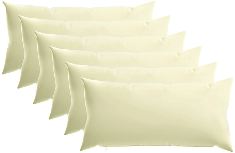 Pagalvėlės užvalkalas 6 pcs HEERLEN Kreminė 40 x 70 cm