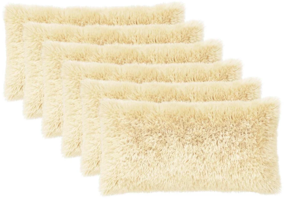 Pagalvėlės užvalkalas 6 pcs HEERLEN Kreminė 40 x 80 cm