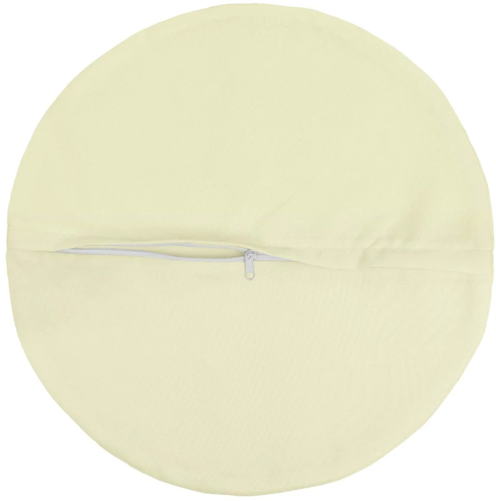 Pagalvėlės užvalkalas 6 pcs HEERLEN Kreminė Ø 60 cm Poliesteris
