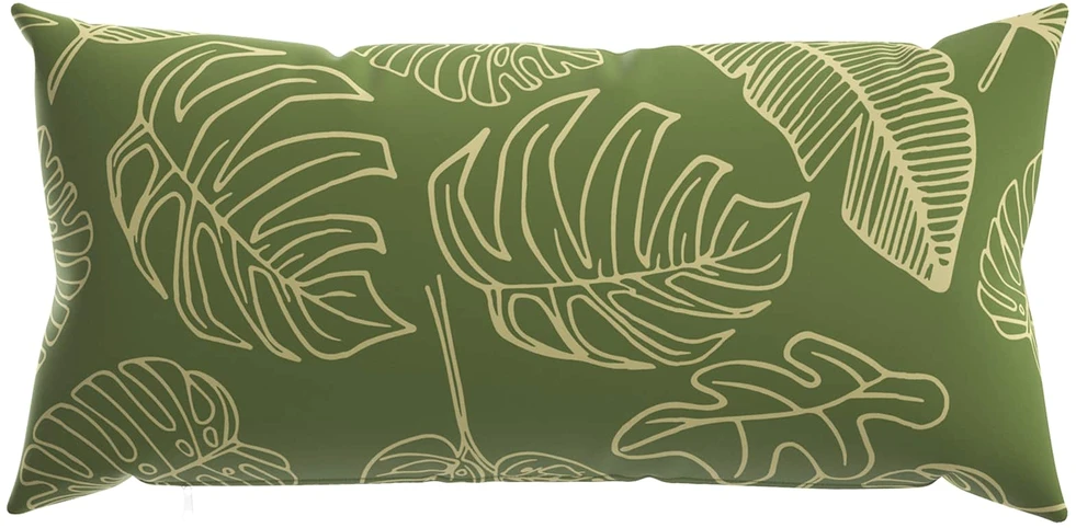 Pagalvėlės užvalkalas 6 pcs HEERLEN Lapų dizainas 40 x 80 cm