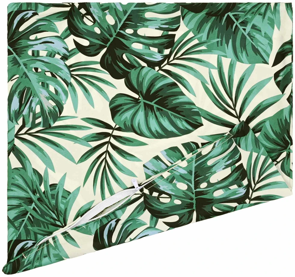 Pagalvėlės užvalkalas 6 pcs HEERLEN Lapų raštas 80 x 80 cm