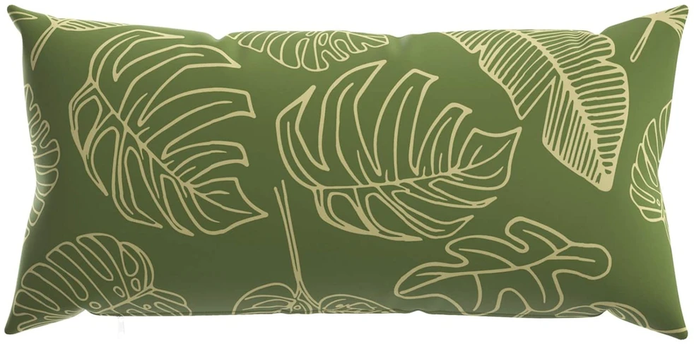 Pagalvėlės užvalkalas 6 pcs HEERLEN Lapų dizainas 40 x 80 cm