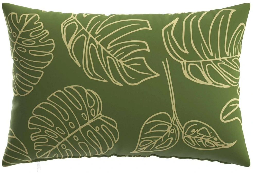 Pagalvėlės užvalkalas 6 pcs HEERLEN Lapų dizainas 50 x 75 cm