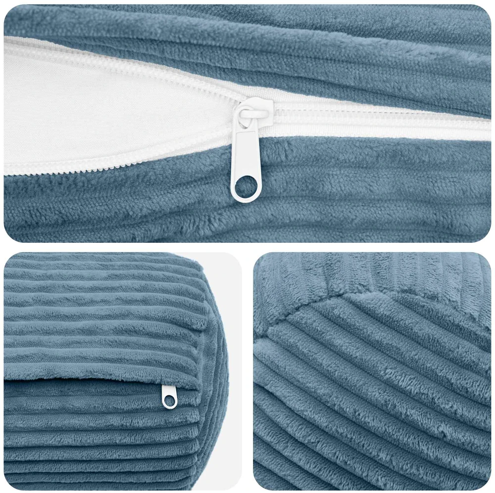Pagalvėlės užvalkalas 6 pcs HEERLEN Mėlyna Ø 15 x 40 cm