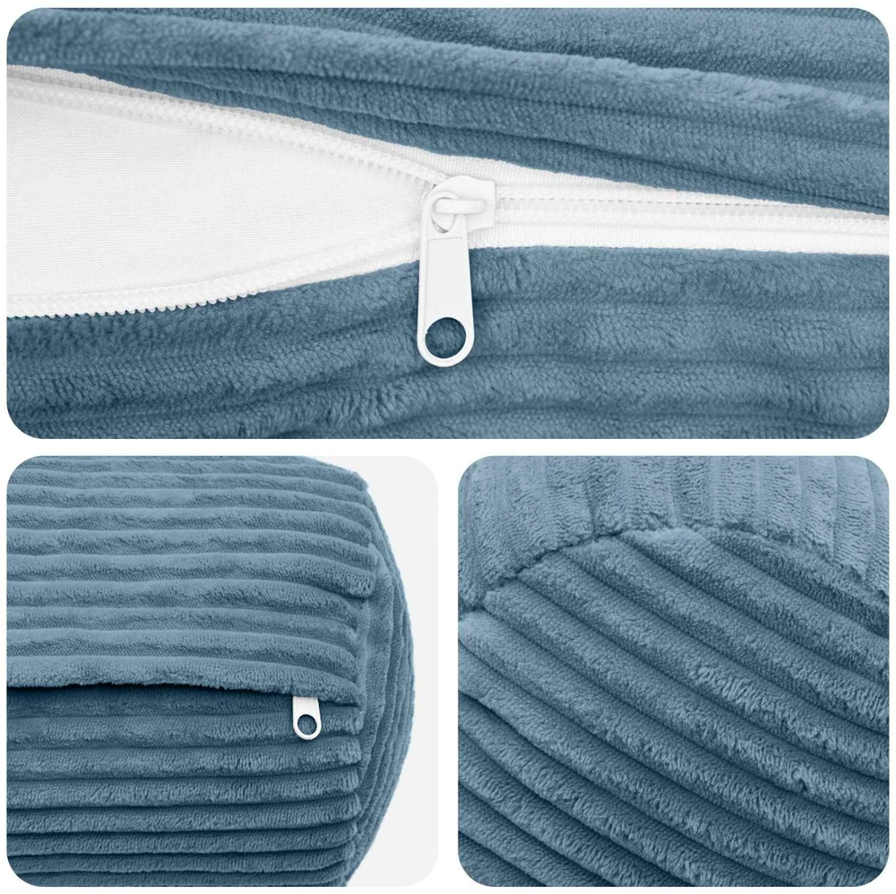 Pagalvėlės užvalkalas 6 pcs HEERLEN Mėlyna Ø 15 x 40 cm