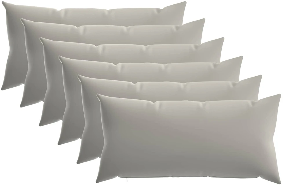 Pagalvėlės užvalkalas 6 pcs HEERLEN Pilka 40 x 70 cm