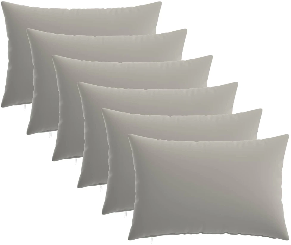 Pagalvėlės užvalkalas 6 pcs HEERLEN Pilka 50 x 80 cm