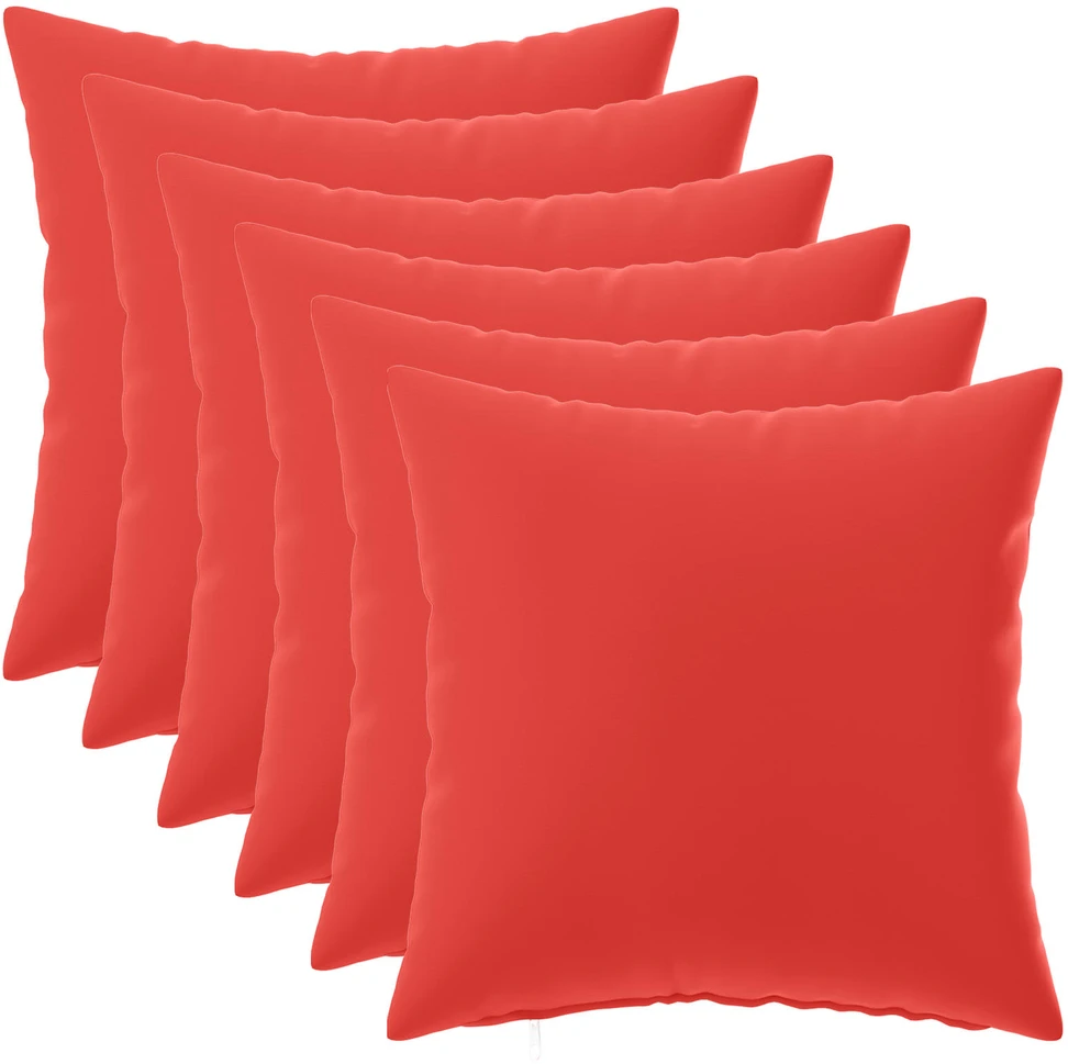 Pagalvėlės užvalkalas 6 pcs HEERLEN Raudona 40 x 40 cm