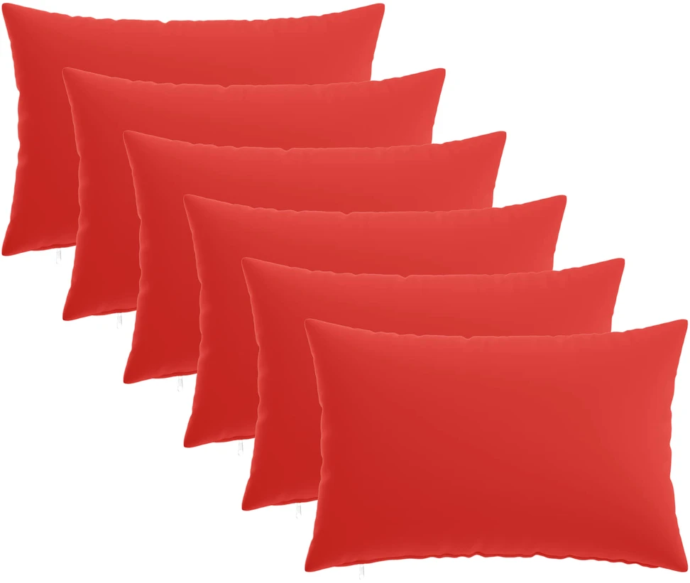 Pagalvėlės užvalkalas 6 pcs HEERLEN Raudona 40 x 60 cm