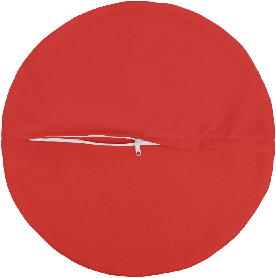 Pagalvėlės užvalkalas 6 pcs HEERLEN Raudona Ø 50 cm Poliesteris