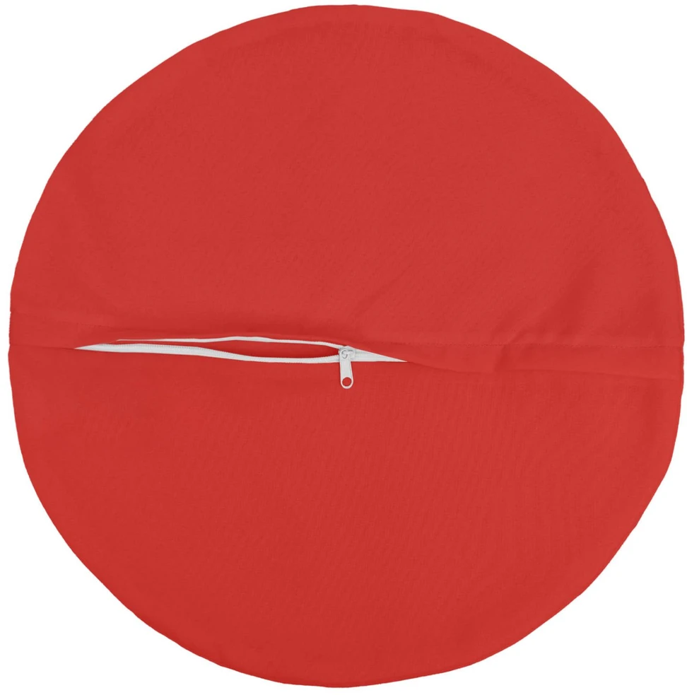 Pagalvėlės užvalkalas 6 pcs HEERLEN Raudona Ø 50 cm Poliesteris