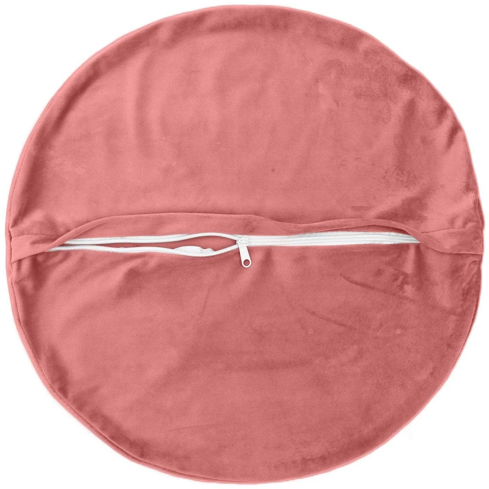 Pagalvėlės užvalkalas 6 pcs HEERLEN Rožinė Ø 30 cm Aksomas