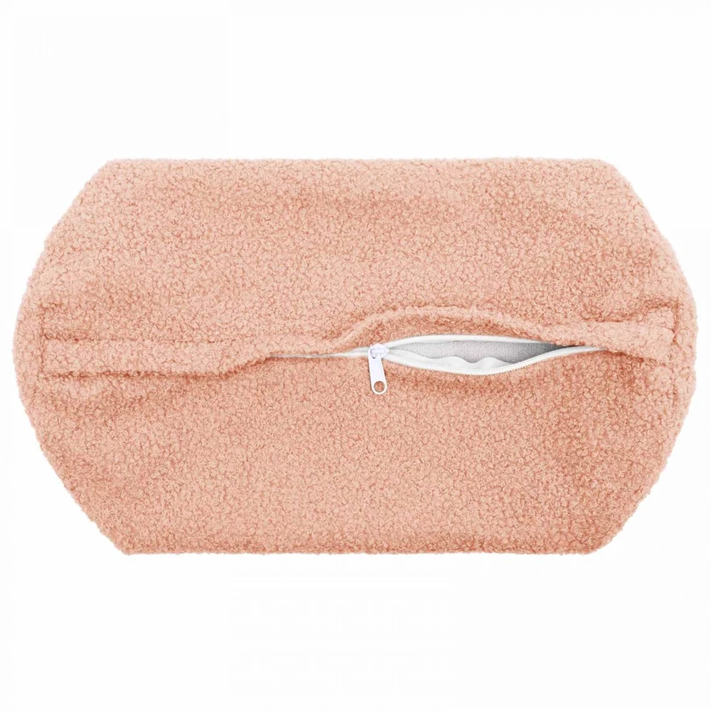 Pagalvėlės užvalkalas 6 pcs HEERLEN Rožinė Ø 15 x 40 cm Bouclé