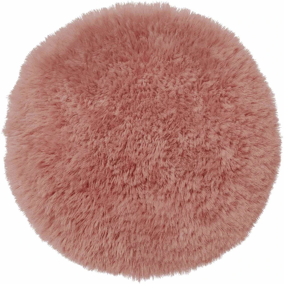 Pagalvėlės užvalkalas 6 pcs HEERLEN Rožinė Ø 40 cm PV pūkinis