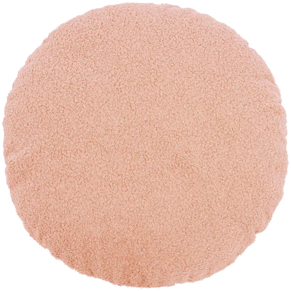Pagalvėlės užvalkalas 6 pcs HEERLEN Rožinė Ø 60 cm Bouclé