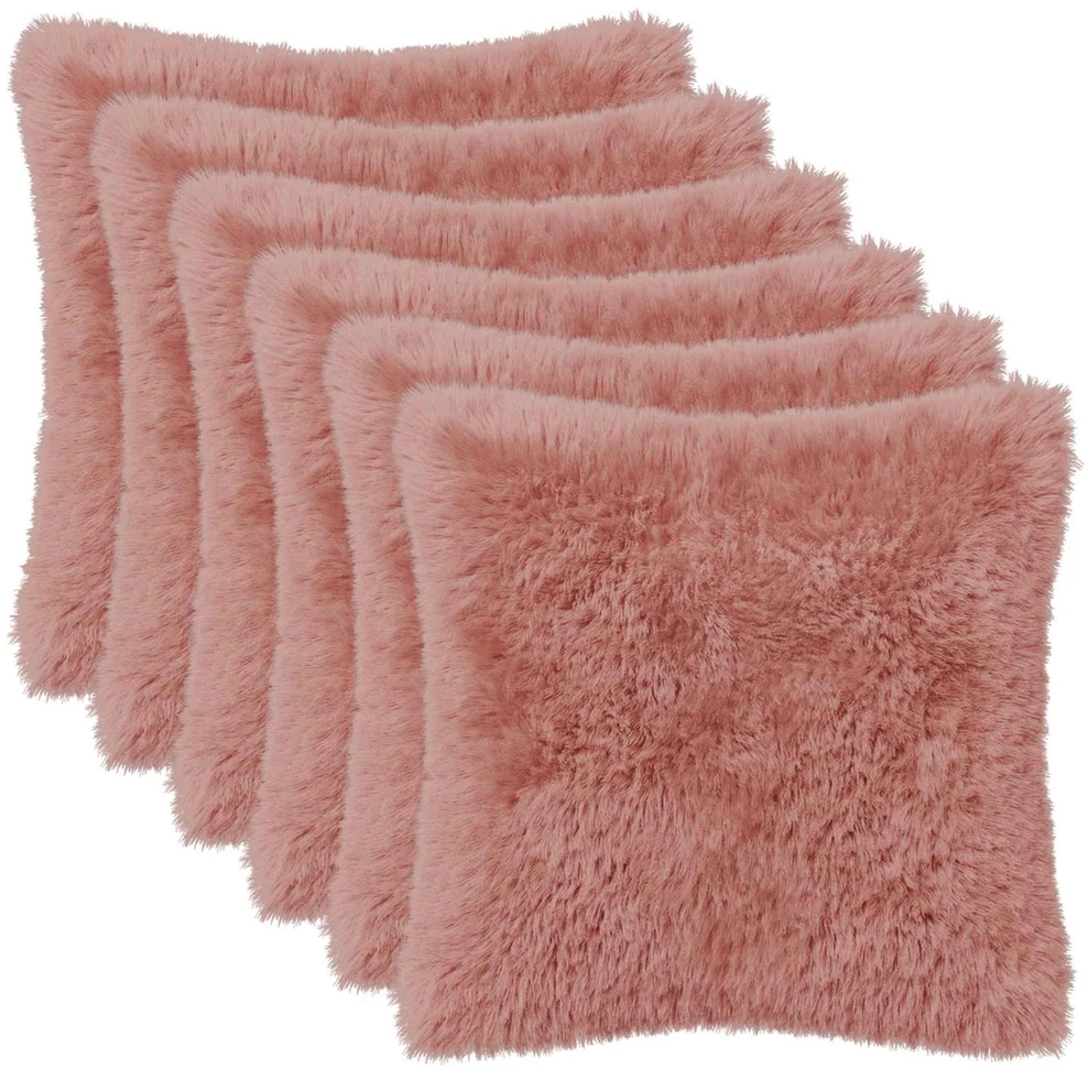 Pagalvėlės užvalkalas 6 pcs HEERLEN Rožinė 30 x 30 cm