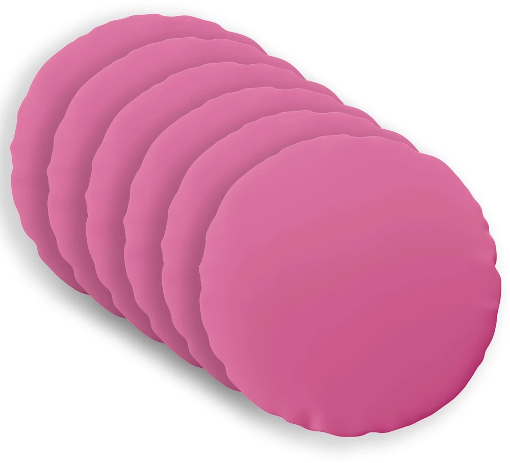 Pagalvėlės užvalkalas 6 pcs HEERLEN Rožinė Ø 50 cm Poliesteris