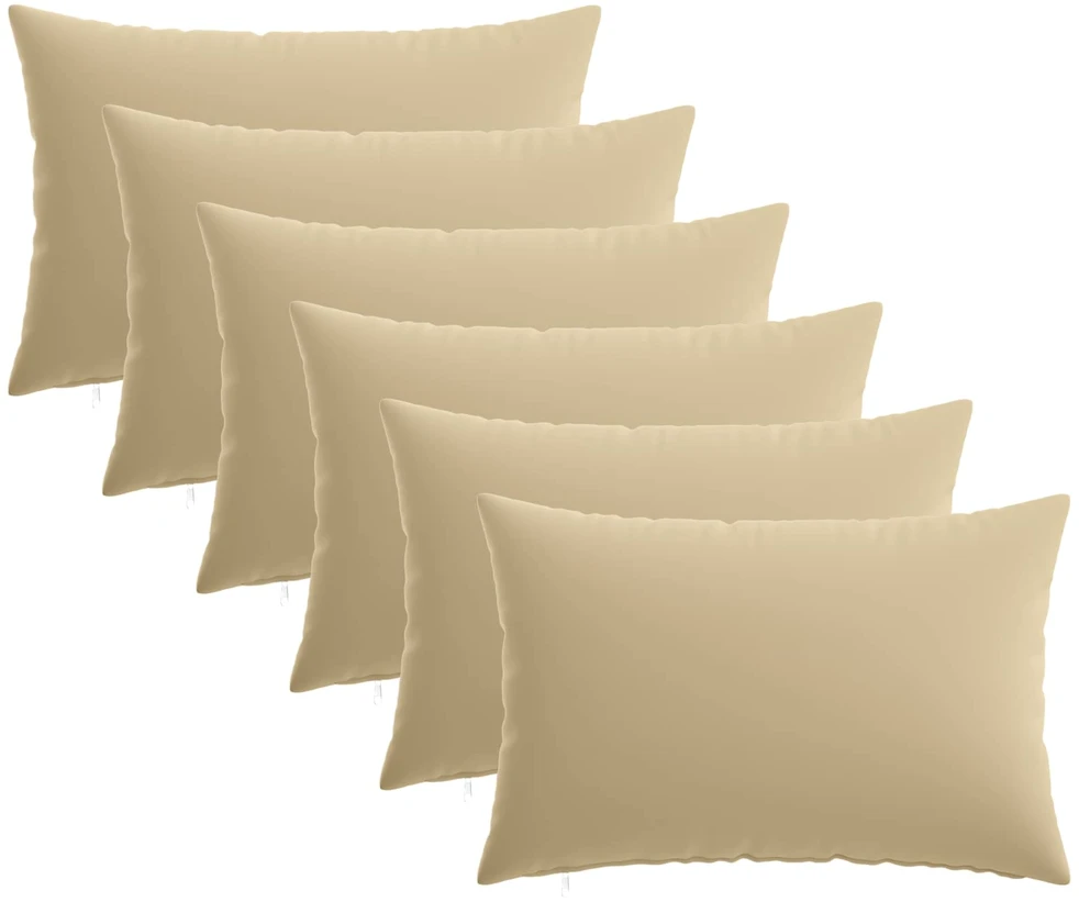 Pagalvėlės užvalkalas 6 pcs HEERLEN Smėlio 50 x 75 cm