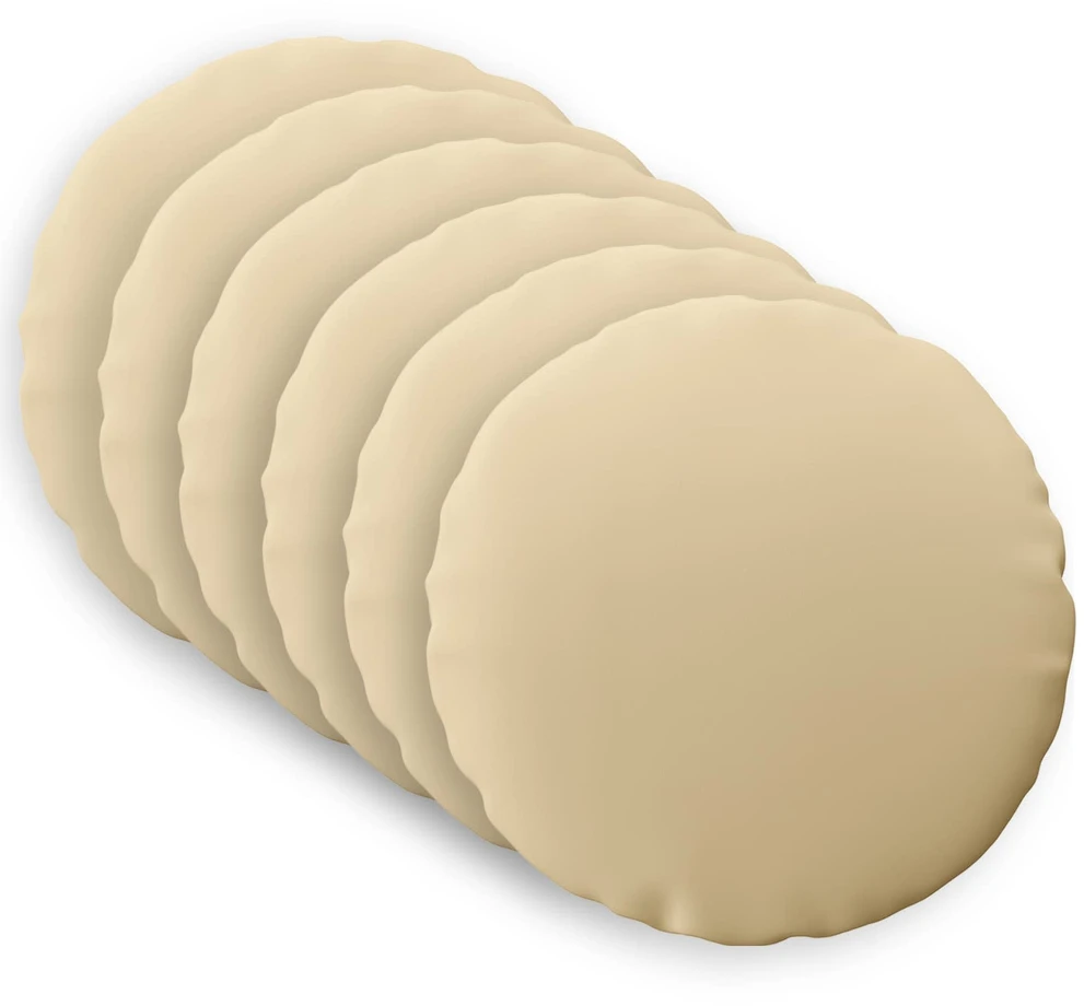 Pagalvėlės užvalkalas 6 pcs HEERLEN Smėlio Ø 50 cm Poliesteris