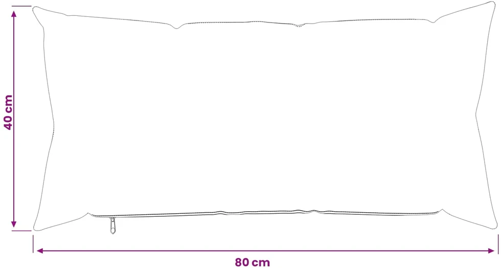 Pagalvėlės užvalkalas 6 pcs HEERLEN Smėlio 40 x 80 cm Bouclé