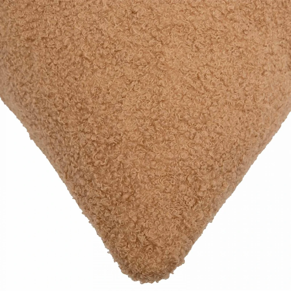 Pagalvėlės užvalkalas 6 pcs HEERLEN Smėlio 80 x 80 cm Bouclé