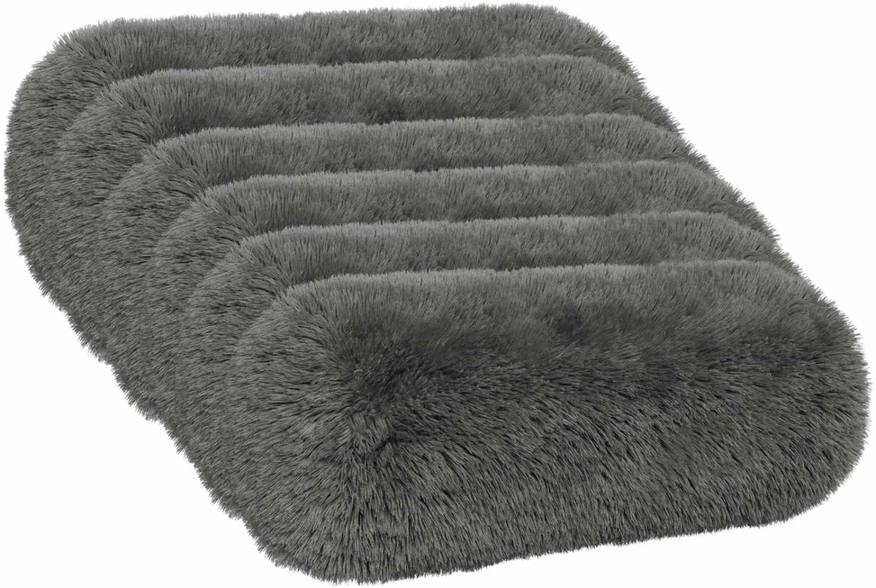 Pagalvėlės užvalkalas 6 pcs HEERLEN Šviesiai pilka Ø 15 x 40 cm