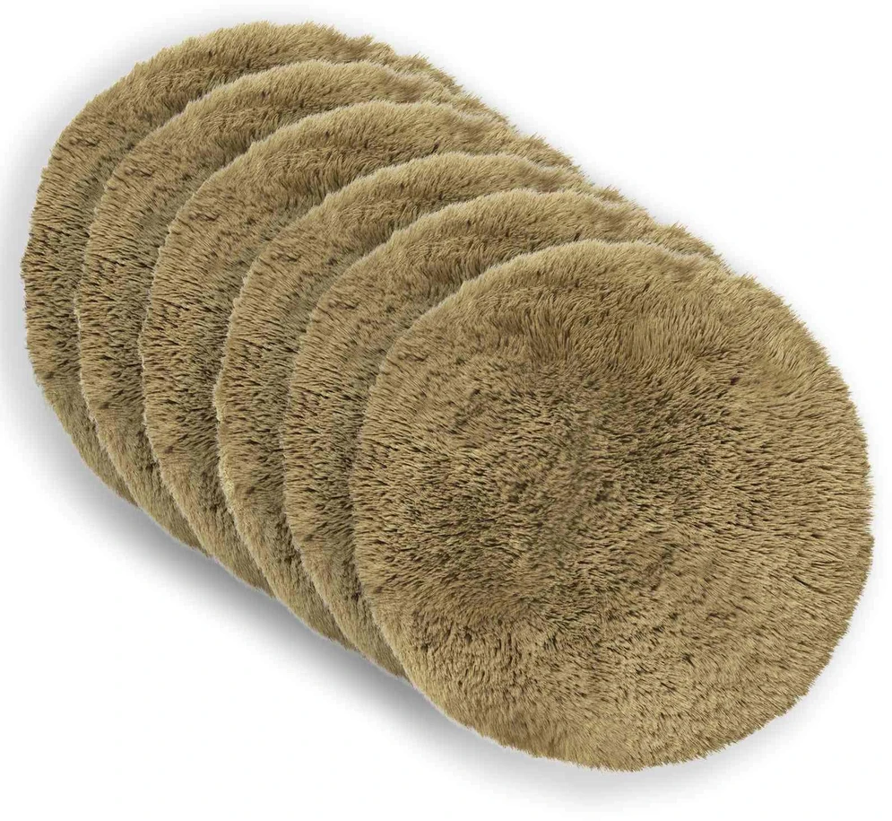 Pagalvėlės užvalkalas 6 pcs HEERLEN Šviesiai žalia Ø 40 cm
